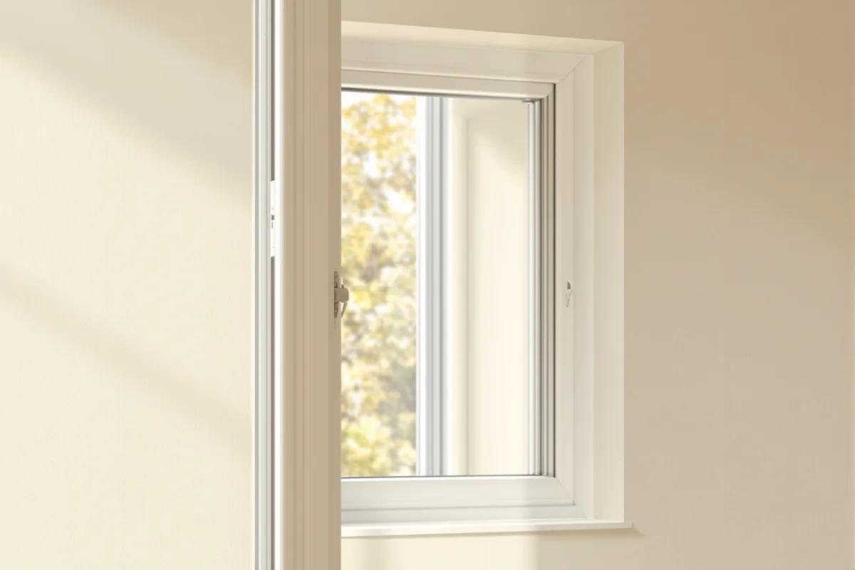 Châssis aluminium foncé à profilés fins avec grande surface vitrée posé à Braine-l'Alleud